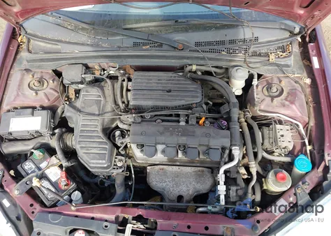 2002 Honda Civic Ex из США, поврежденный, VIN 1HGES26702L015228